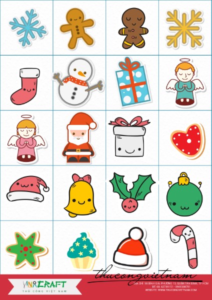 Sticker Giáng Sinh Mẫu 9